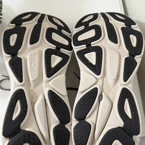 Hoka bondi 8 Light Gray Athletic Shoes - Picture 7 of 8